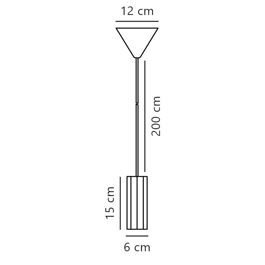 Nordlux - Lámpara colgante ALANIS 1xGU10/15W/230V
