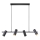 Nordlux - Lámpara colgante ALANIS 4xGU10/15W/230V negro