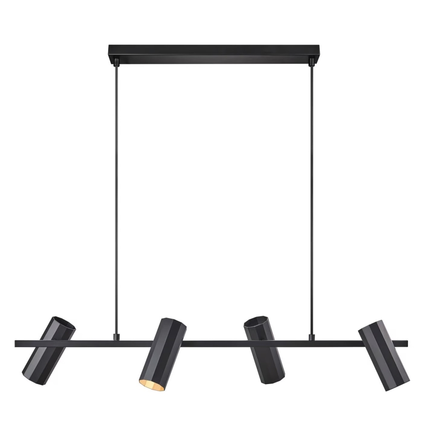 Nordlux - Lámpara colgante ALANIS 4xGU10/15W/230V negro
