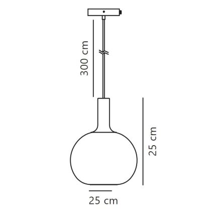 Nordlux - Lámpara colgante ALTON 1xE27/60W/230V negro