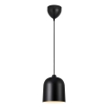 Nordlux - Lámpara colgante ANGLE 1xE27/25W/230V negra