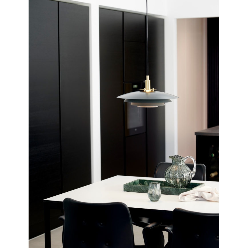 Nordlux - Lámpara colgante BRETAGNE 1xG9/25W/230V antracita