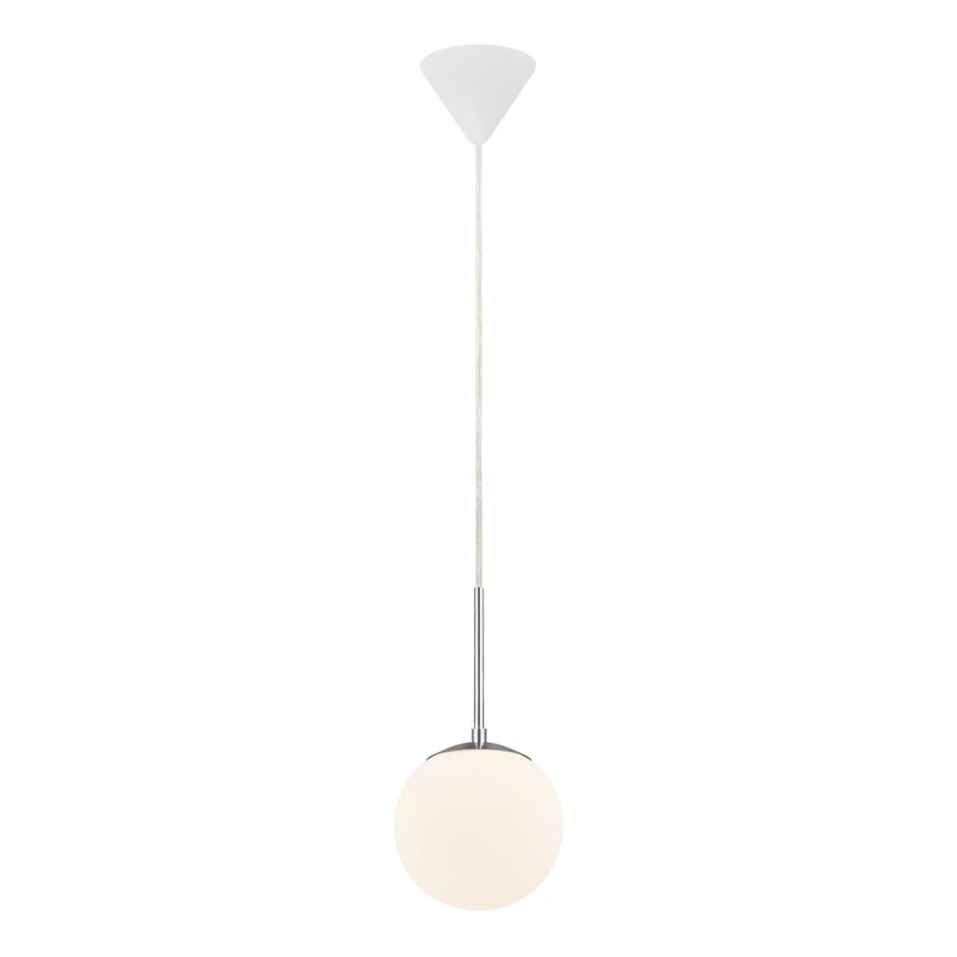 Nordlux - Lámpara colgante CAFE 1xE27/15W/230V diá. 15 cm blanco