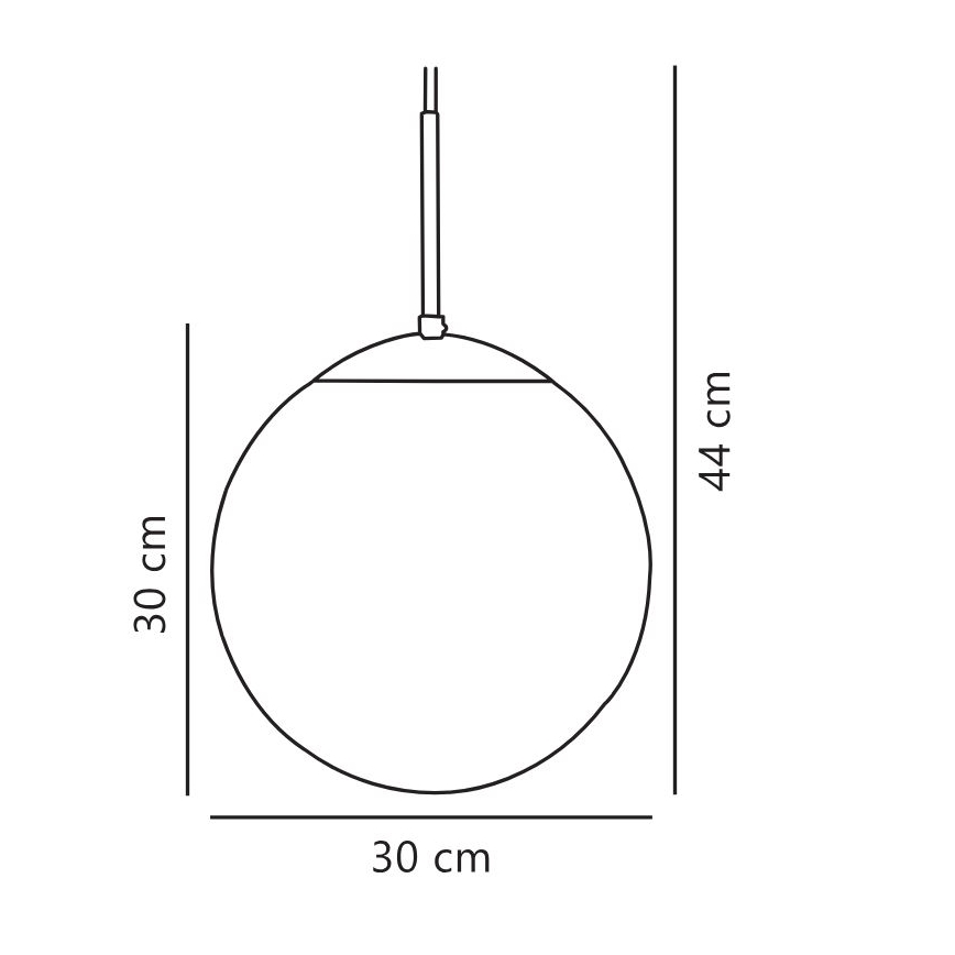 Nordlux - Lámpara colgante CAFE 1xE27/25W/230V diá. 30 cm
