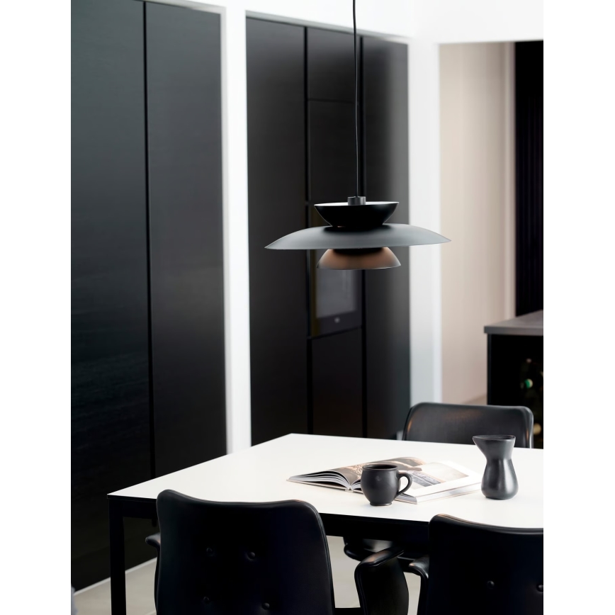 Nordlux - Lámpara colgante CARMEN 1xE27/40W/230V negro