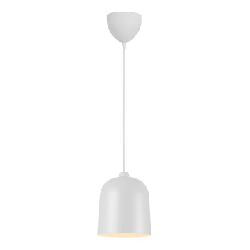 Nordlux - Lámpara colgante con cable ANGLE 1xE27/25W/230V blanca