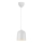 Nordlux - Lámpara colgante con cable ANGLE 1xE27/25W/230V blanca