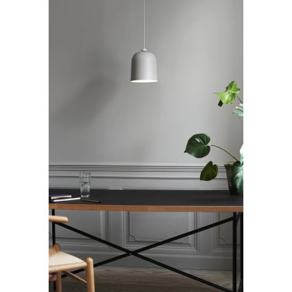 Nordlux - Lámpara colgante con cable ANGLE 1xE27/25W/230V blanca