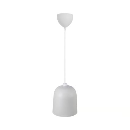 Nordlux - Lámpara colgante con cable ANGLE 1xE27/25W/230V blanca