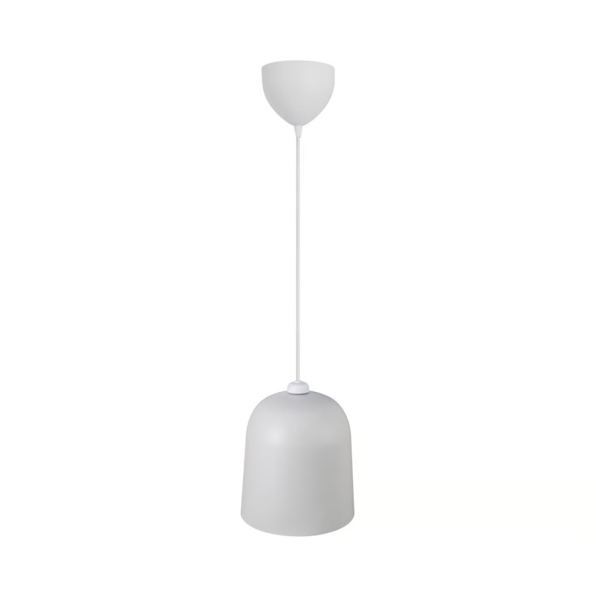 Nordlux - Lámpara colgante con cable ANGLE 1xE27/25W/230V blanca