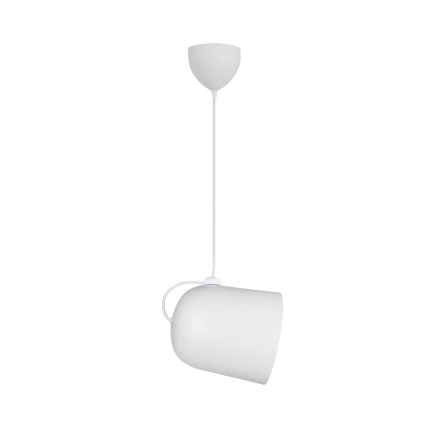 Nordlux - Lámpara colgante con cable ANGLE 1xE27/25W/230V blanca