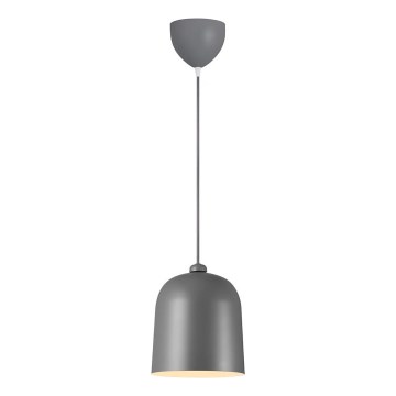 Nordlux - Lámpara colgante con cable ANGLE 1xE27/25W/230V gris