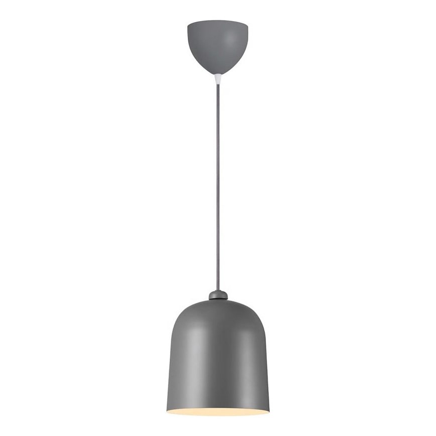 Nordlux - Lámpara colgante con cable ANGLE 1xE27/25W/230V gris