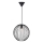 Nordlux - Lámpara colgante con cable BERONI 1xE27/60W/230V negra