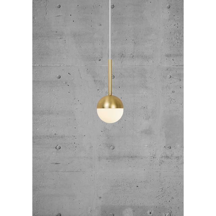 Nordlux - Lámpara colgante con cable CONTINA 1xG9/5W/230V latón