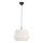 Nordlux - Lámpara colgante con cable DICTE 1xE27/60W/230V Ø 40 cm blanca