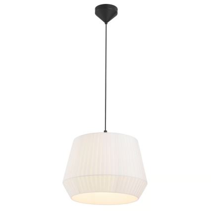 Nordlux - Lámpara colgante con cable DICTE 1xE27/60W/230V Ø 40 cm blanca