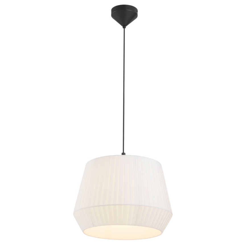 Nordlux - Lámpara colgante con cable DICTE 1xE27/60W/230V Ø 40 cm blanca