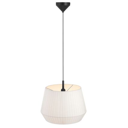 Nordlux - Lámpara colgante con cable DICTE 1xE27/60W/230V Ø 40 cm blanca