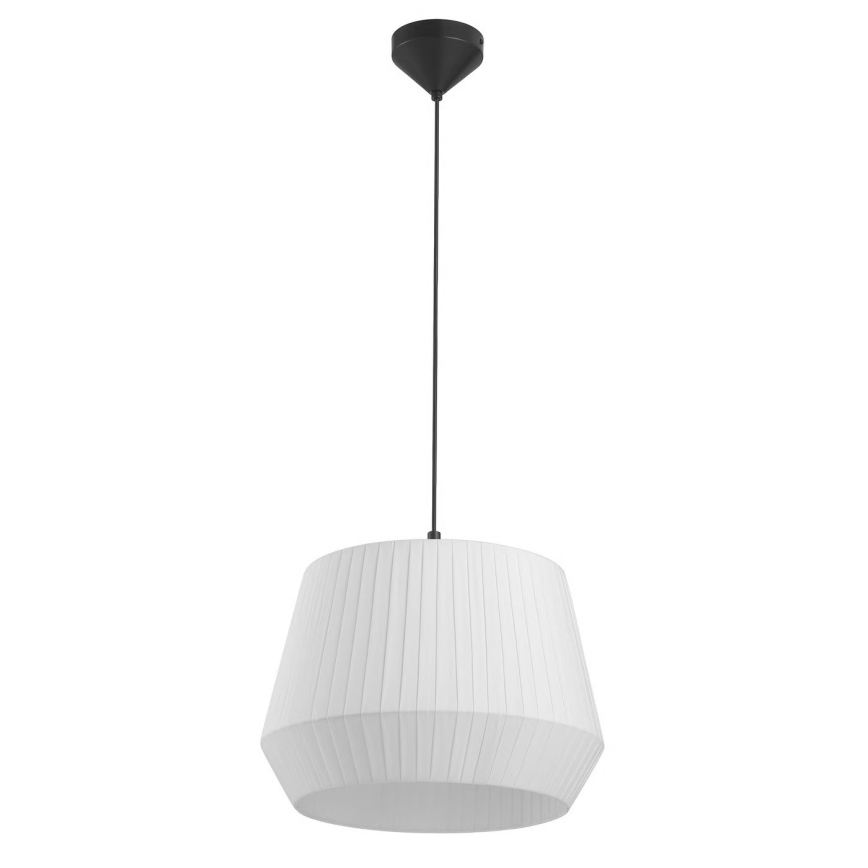 Nordlux - Lámpara colgante con cable DICTE 1xE27/60W/230V Ø 40 cm blanca