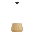Nordlux - Lámpara colgante con cable DICTE 1xE27/60W/230V Ø40 cm beige