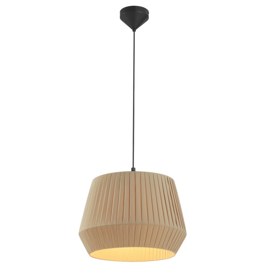 Nordlux - Lámpara colgante con cable DICTE 1xE27/60W/230V Ø40 cm beige