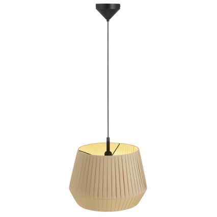 Nordlux - Lámpara colgante con cable DICTE 1xE27/60W/230V Ø40 cm beige