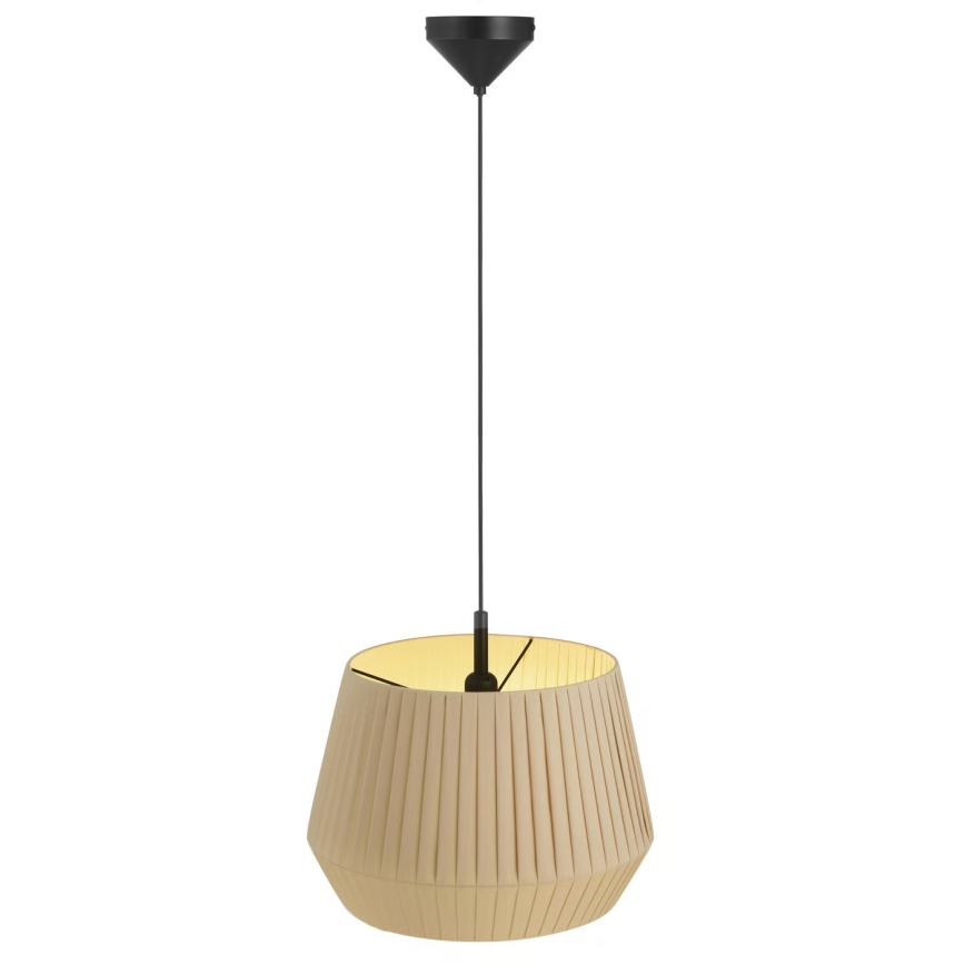 Nordlux - Lámpara colgante con cable DICTE 1xE27/60W/230V Ø40 cm beige