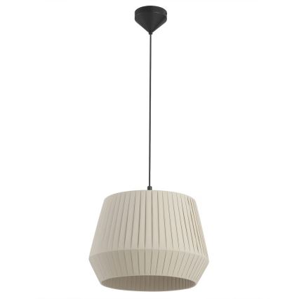Nordlux - Lámpara colgante con cable DICTE 1xE27/60W/230V Ø40 cm beige