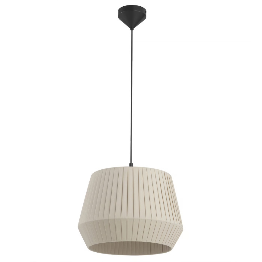 Nordlux - Lámpara colgante con cable DICTE 1xE27/60W/230V Ø40 cm beige