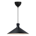 Nordlux - Lámpara colgante con cable DORINA 1xE27/60W/230V negra