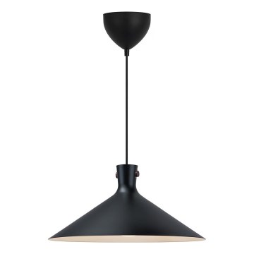 Nordlux - Lámpara colgante con cable DORINA 1xE27/60W/230V negra
