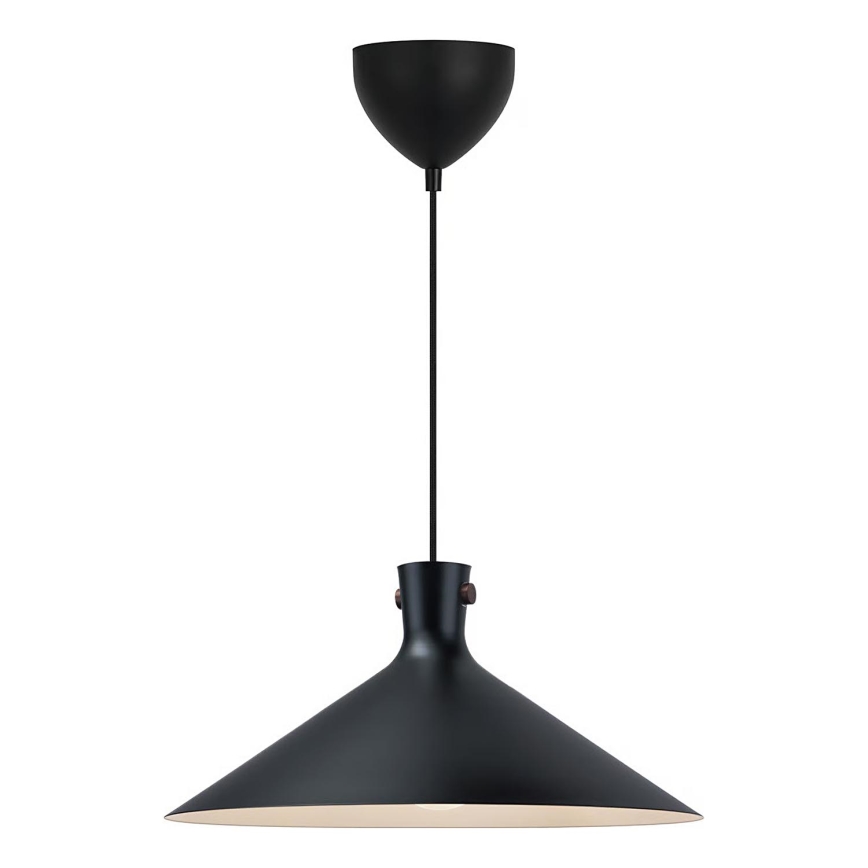 Nordlux - Lámpara colgante con cable DORINA 1xE27/60W/230V negra