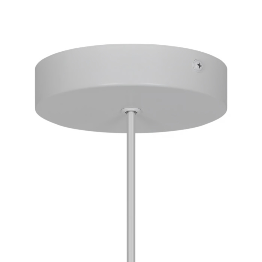 Nordlux - Lámpara colgante con cable ELBIE 1xE27/15W/230V Ø 24 cm blanco