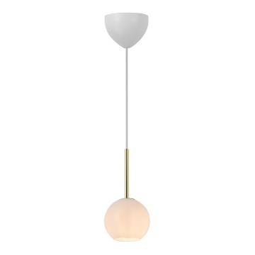 Nordlux - Lámpara colgante con cable FRANCA 1xE14/40W/230V blanca
