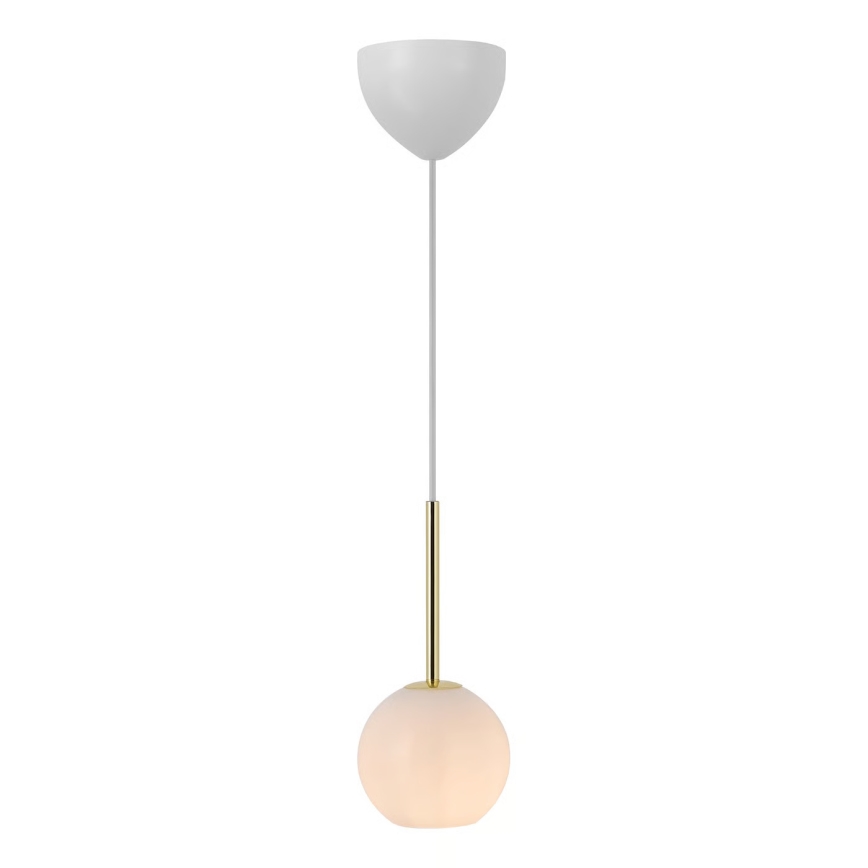 Nordlux - Lámpara colgante con cable FRANCA 1xE14/40W/230V blanca