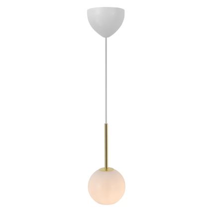 Nordlux - Lámpara colgante con cable FRANCA 1xE14/40W/230V blanca