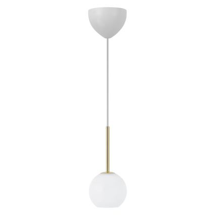 Nordlux - Lámpara colgante con cable FRANCA 1xE14/40W/230V blanca