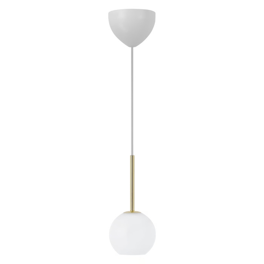 Nordlux - Lámpara colgante con cable FRANCA 1xE14/40W/230V blanca