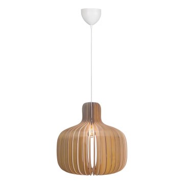 Nordlux - Lámpara colgante con cable HAZO 1xE27/60W/230V beige