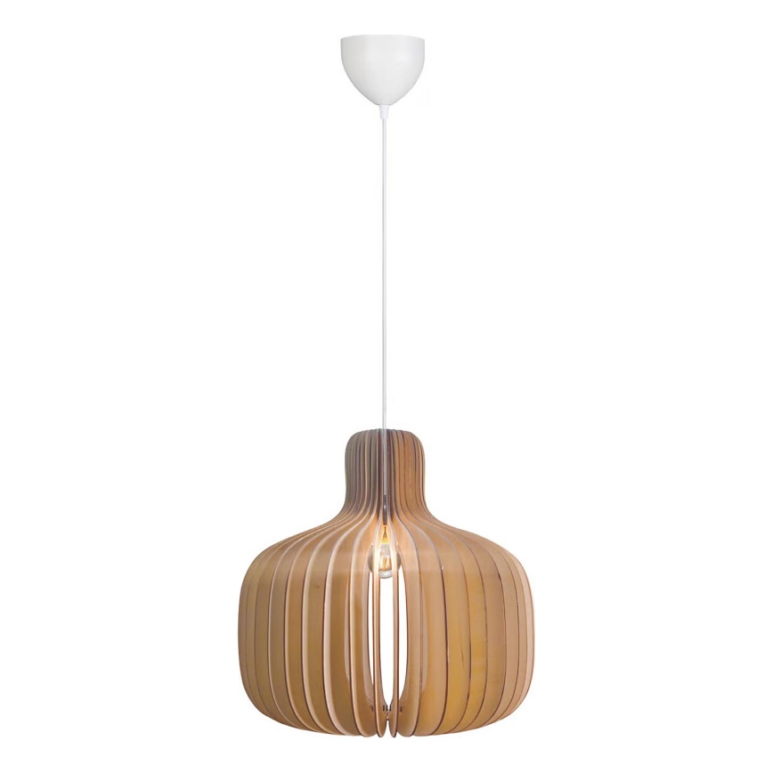 Nordlux - Lámpara colgante con cable HAZO 1xE27/60W/230V beige