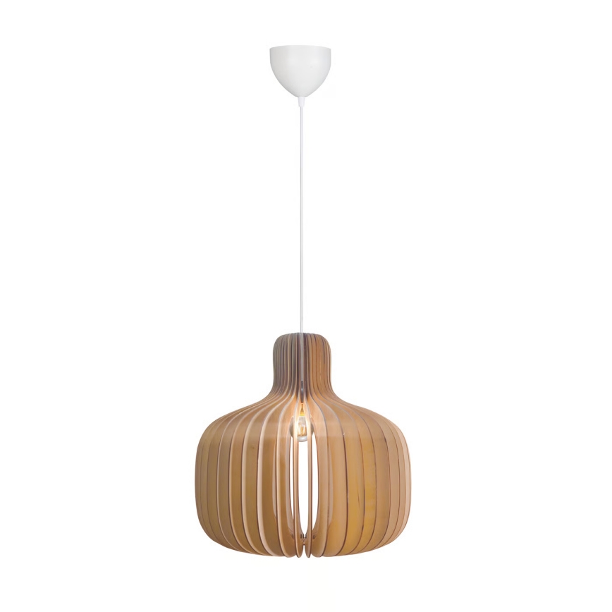 Nordlux - Lámpara colgante con cable HAZO 1xE27/60W/230V beige