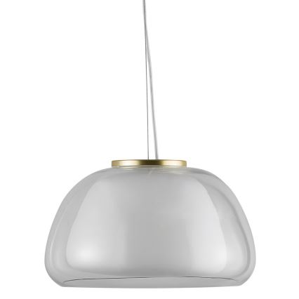 Nordlux - Lámpara colgante con cable JELLY 1xE27/40W/230V blanco/transparente