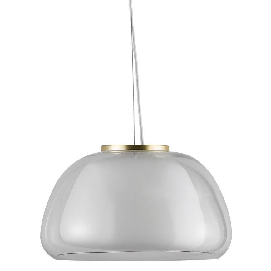 Nordlux - Lámpara colgante con cable JELLY 1xE27/40W/230V blanco/transparente
