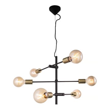Nordlux - Lámpara colgante con cable JOSEFINE 6xE27/25W/230V