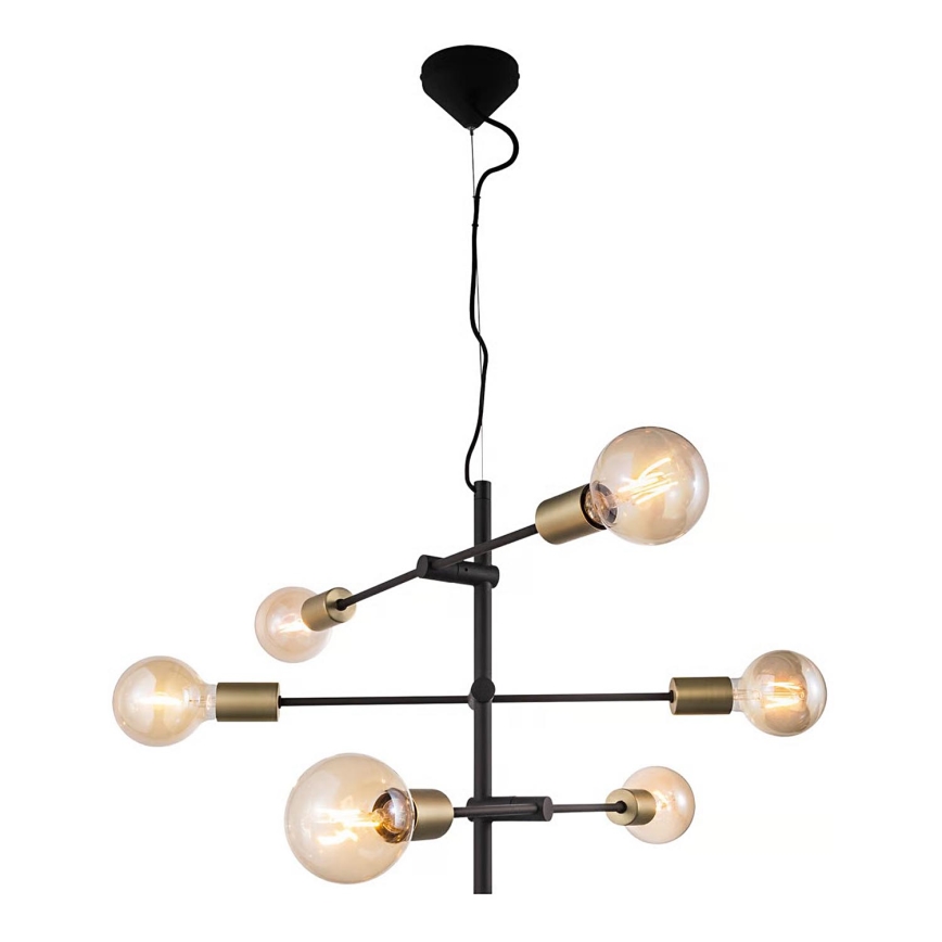 Nordlux - Lámpara colgante con cable JOSEFINE 6xE27/25W/230V