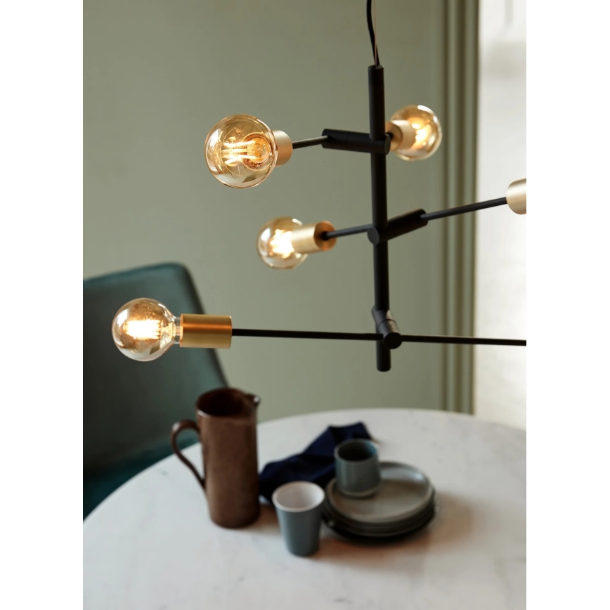 Nordlux - Lámpara colgante con cable JOSEFINE 6xE27/25W/230V