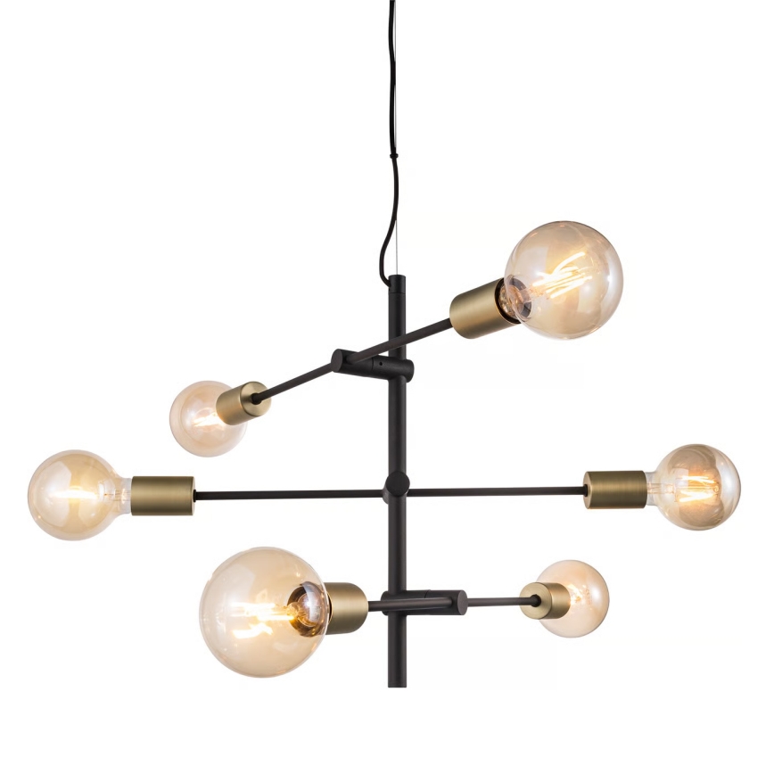 Nordlux - Lámpara colgante con cable JOSEFINE 6xE27/25W/230V