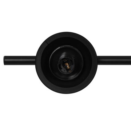 Nordlux - Lámpara colgante con cable LILLY 5xE14/10W/230V negra