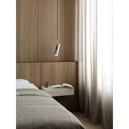 Nordlux - Lámpara colgante con cable MIB 1xGU10/20W/230V cromo brillante